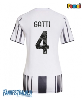 Juventus Federico Gatti #4 Tricou Fotbal Replică 2025-26 Femei Acasa